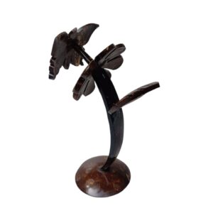 Flower Vase In Coconut Shell