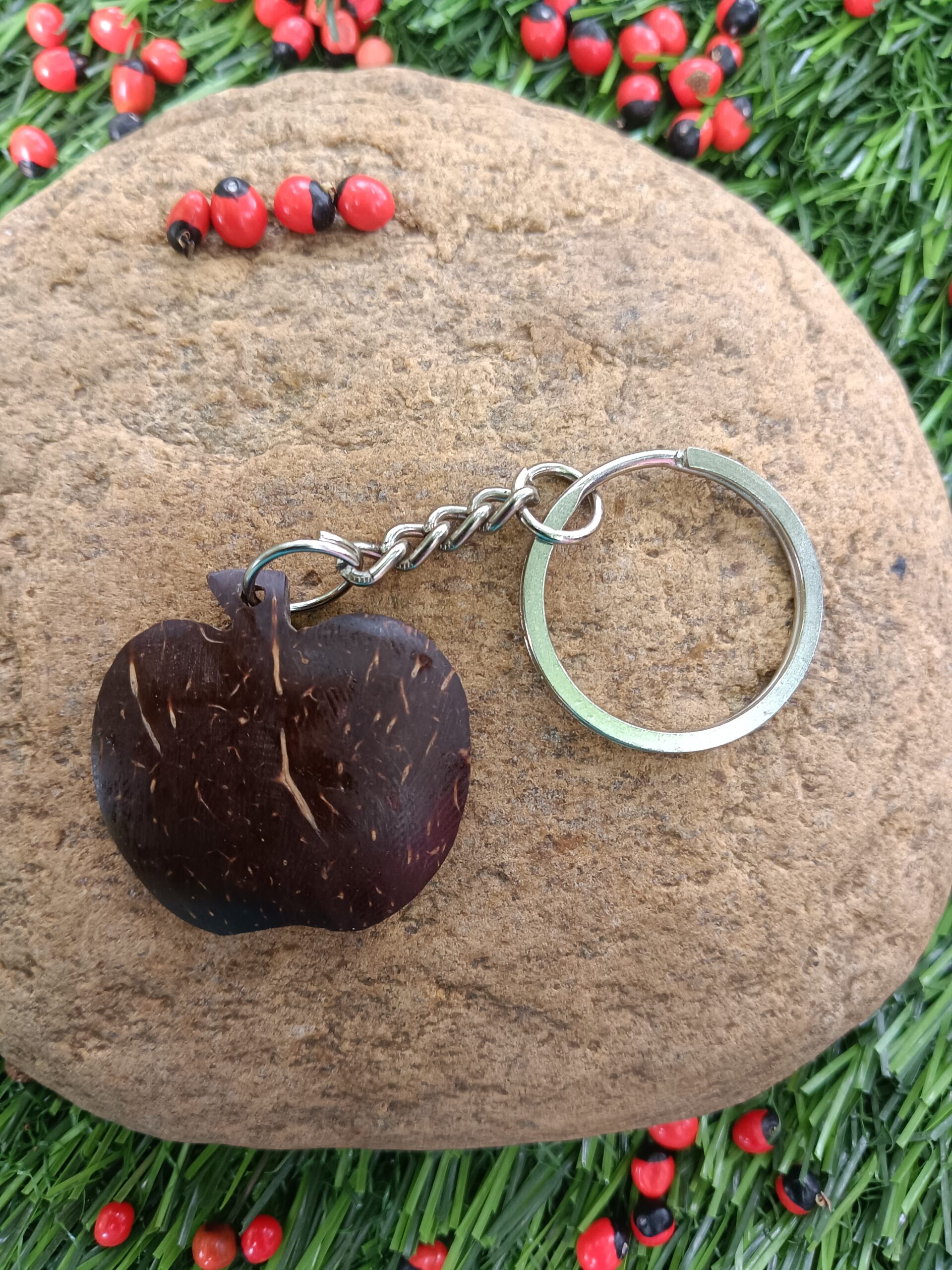 Keychain Apple Shaped